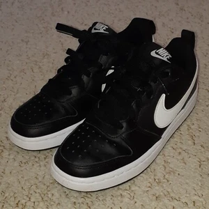 Nike Court Borough Low 2 Size UK 3 Black Trainers Model BQ5448-002 Sports Shoe - Picture 1 of 9