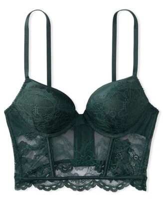 Victoria's Secret VERY SEXY Bombshell Push-Up Corset Top Lace Envious 36C NWT - Image 1 of 3