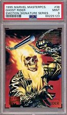1995 Marvel Masterpieces Emotion Signature Series #38 Ghost Rider PSA 9 🔥RARE🔥
