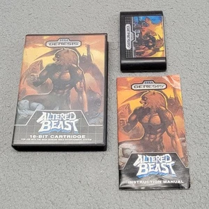 Altered Beast Video Game Sega Genesis Complete in Box CIB Cartridge Manual 1989 - Picture 1 of 9