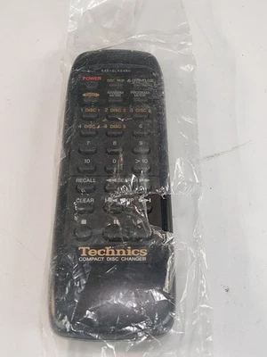 Technics RAK-SL404WH CD Changer Remote Control OEM NEW - Image 1 of 3