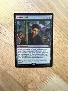 x1 Parker Luck - Foil R MTG Marvel's Spider-Man M/NM, English - Picture 1 of 1