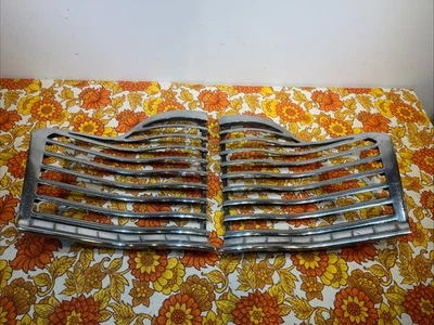 1941 Buick Grill Conjunto Par Original OEM Pátina GM Pátina Vintage - Imagem 1 de 4