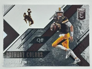 2018 Panini Elite Draft Picks Primary Colors Josh Allen Rookie Wyoming Cowboys - Picture 1 of 2
