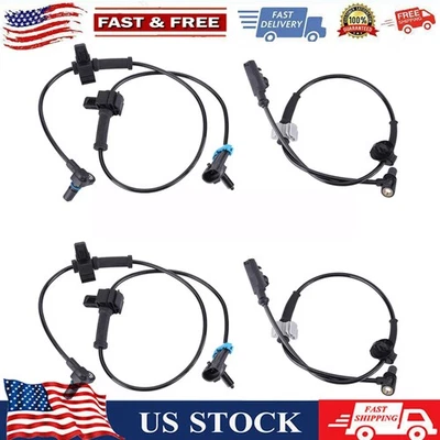 4x Front & Rear ,ABS Wheel Speed Sensor For Chevy Silverado 1500 GMC Sierra 1500 Foto 1 de 4