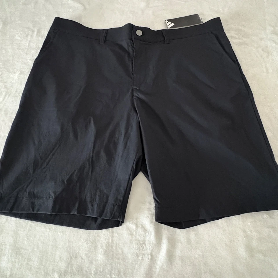 Adidas Rip Stop 8.5” Chino Pantalones Cortos Para Hombre Talla 38 Negro Golf Informal NUEVO Foto 1 de 4