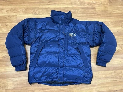 Mountain Hardwear Conduit Men’s Goose Down Coat Black Blue Size L - Image 1 of 4