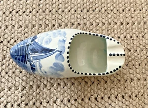 💙 Delft Blue Holland Ceramic Clog Shoe – Hand-Painted Delft Pottery 🇳🇱 - Picture 1 of 5
