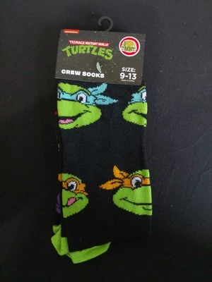 NUEVO Calcetines Teenage Mutant Ninja Turtles para hombre o mujer talla 9-13 TMNT  Foto 1 de 4