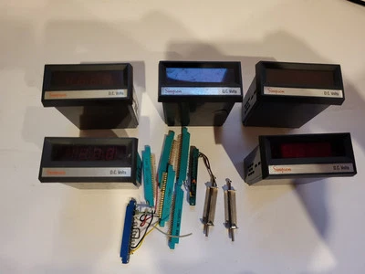 Simpson Model 2865 Digital Panel Instrument Lot Untested  - Image 1 of 4