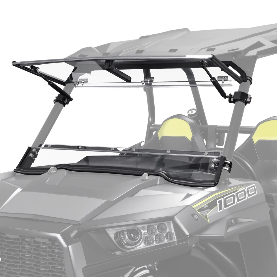 3-In -1 Flip UP Windshield Window for Polaris RZR XP 1000 2014-2018/RZR XP Turbo - Изображение 1 из 4
