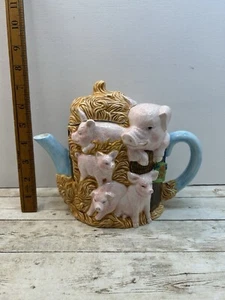 The Leonardo Collection Annie Rowe Pig Sty Farmyard Novelty Pottery Teapot - Picture 1 of 22
