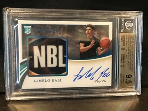 2020-21 Immaculate Collection Lamelo Ball Rookie NBL Logoman RC Auto 1/1 BGS GEM - Picture 1 of 3