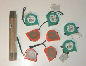Lot Déstockage 9 outils Mesure Mètres Mesure - Imagen 1 de 1