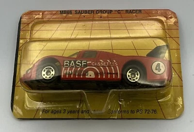 1984 Matchbox Sauber Group C Racer MB66 - Cut Card - Image 1 of 4