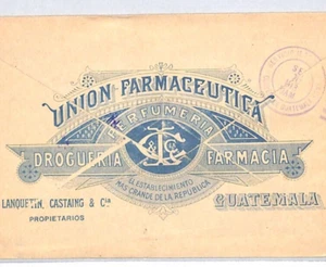 GUATEMALA Illustrated Advert Cover PHARMACY/MEDICAL USA New York 1913 YL301 - Picture 1 of 10