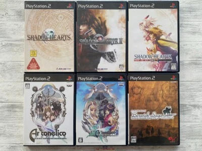 SONY PS2 Shadow Hearts 1 2 From The New World & Ar Tonelico 1 2 & Berwick Saga - Image 1 of 4
