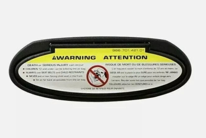 Porsche 986 Boxster (1997-2004) Sun Visor Mirror Housing 9867319010101C - Image 1 of 1