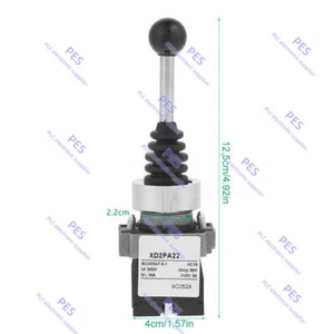 1X XD2PA22CR 2NO 2-position Spring Return Momentary Stick Joystick Switch #L - Picture 1 of 1
