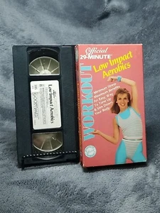 Workout Low Impact Aerobics VHS VCR Video Tape Movie Linda Weller Used RARE - Picture 1 of 2