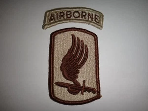 2 parches del ejército de Estados Unidos: arco aerotransportado y 173ª brigada aerotransportada de Estados Unidos SOLDADOS DEL CIELO - Imagen 1 de 3