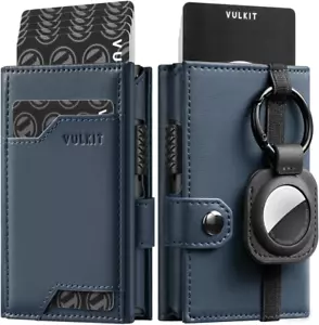 Pop up Card Wallet with Airtag Holder RFID Blocking Credit Card Holder with Bank - Picture 1 of 12