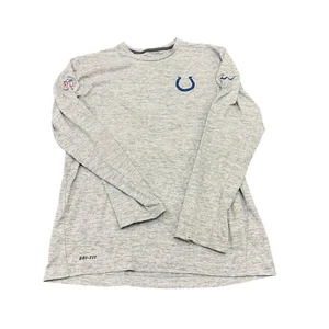 Camiseta Para Hombres Nike Dri-Fit Indianapolis Colts NFL Gris Manga Larga Mediana - Imagen 1 de 8