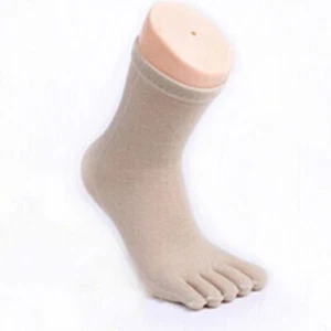 Unisex Men Women Comfortable Cotton Socks Full Five Toe Socks Five Finger Socks - Picture 1 of 20