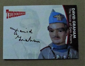Thunderbirds Series 2 David Graham - General Peters Autograph Trading Card DG