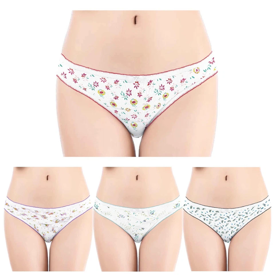 KNWER CLOTHING 3, 6er-Pack Kinder Mädchen Slips Unterwäsche Hipster 100 % Baumwolle Unterhose Slips