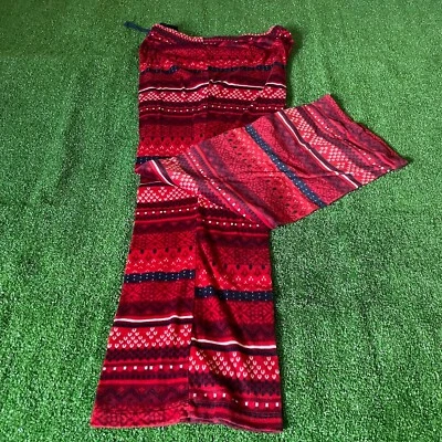 Stars Above Super Suave Franela Rojo Elastizado Ropa de Dormir Salón Pijama Pantalón Talla L Foto 1 de 4