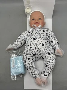 paradise galleries baby doll Realistic Reborn 19" Set blanket pacifier NEW READ - Picture 1 of 7