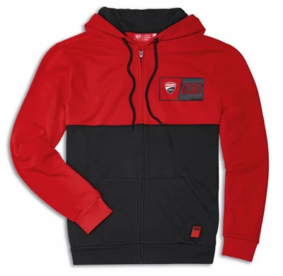 DUCATI MM93 MARC MARQUEZ DUAL HOODED SWEATSHIRT LARGE 987800965 - Image 1 of 2