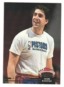 1992-93 Topps Stadium Club NBA Detroit Pistons Mark Randall - Bild 1 von 2