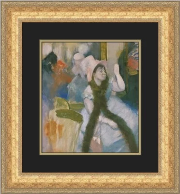 Sombrero Edgar Degas Mujer en Rosa Estampado Enmarcado Personalizado Foto 1 de 2