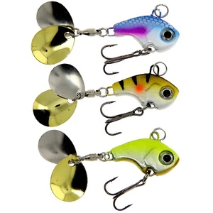 3 Stück Metallschwanz Spinner Angelköder Shad Blade Köder für Hecht Forelle Wolfsbarsch 14g - Bild 1 von 7