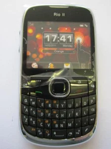 Rio II 2 Klinken schwarz Dummy Handy Kinder Spielzeug Handy orange Shop Einzelhandel Display Demo - Bild 1 von 3