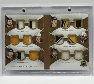 2015-16 Upper Deck The Cup 6 Way Booklet Relics Jack Eichel RC Sabres Book /48 - Picture 1 of 8