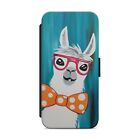 Cute Alpaca Llama Lama Animal Flip Wallet Phone Case Cover For Huawei P40 Lite
