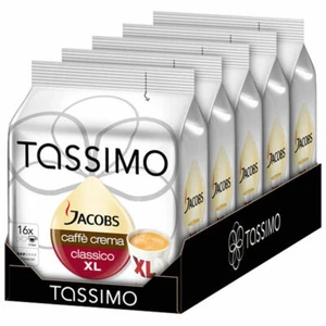 TASSIMO JACOBS Caffè Crema Classico XL,Kaffee, KAPSEL, Röstkaffee, 5x16 T-DISCS - Bild 1 von 2