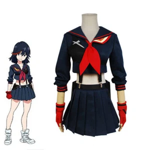 Anime KILL la KILL Ryuko Matoi Cosplay Costume Fancy Dress Halloween Suit Outfit - Picture 1 of 9