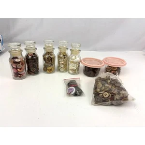 VTG Lot of Buttons Pink Ivory Variety Mixed - Picture 1 of 15