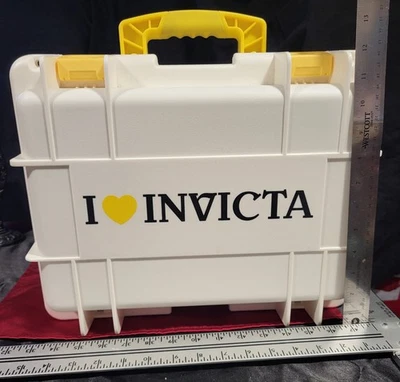 INVICTA 8 Watch Case Waterproof Dustproof Display Box w/ Foam Cushions EMPTY  - Image 1 of 4