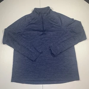 Camisa de golf pulóver atlética azul pequeña con cremallera 1/4 de Mercedes Benz Collection para hombre - Imagen 1 de 7