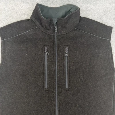 Chaleco Kuhl Interceptr Para Hombres XXL Negro Vellón Cremallera Completa Senderismo Aire Libre Gorpcore Foto 1 de 4