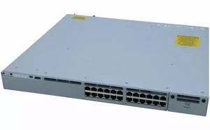🌟 CISCO C9300-24U-A 24x Gigabit RJ45 UPOE + kit rack commutateur géré iOS XE bloc d'alimentation - Photo 1/1