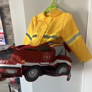 Fire Truck Ride Along Costume - Toddler (3-4T) - Picture 1 of 4