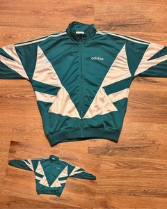 Vintage tennis 90s adidas jacket  Size men L - Picture 1 of 2