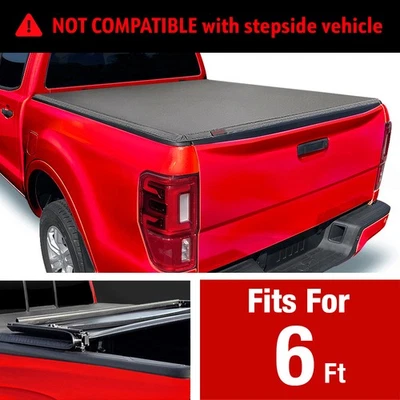 Soft Tri-fold Tonneau Cover for 82-13 Ranger 6' Bed Foto 1 de 4
