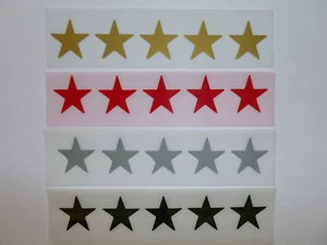 10 x Meisterstern 20mm neu für Trikot oder Shirt, Farbe wählbar - Picture 1 of 1